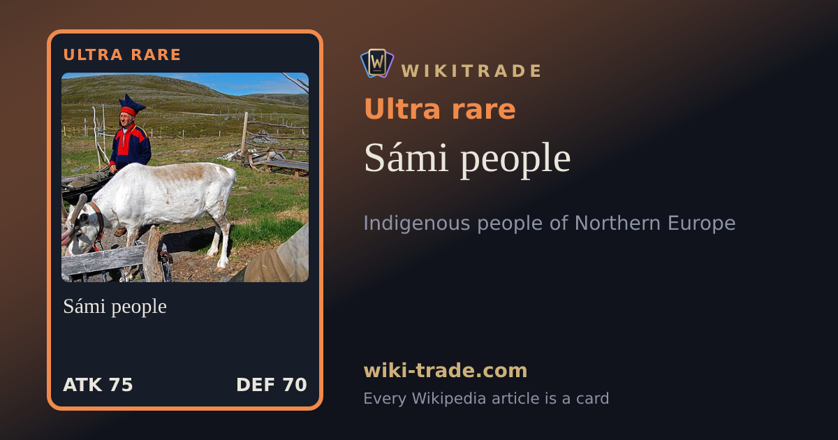 Sámi people — Ultra rare card