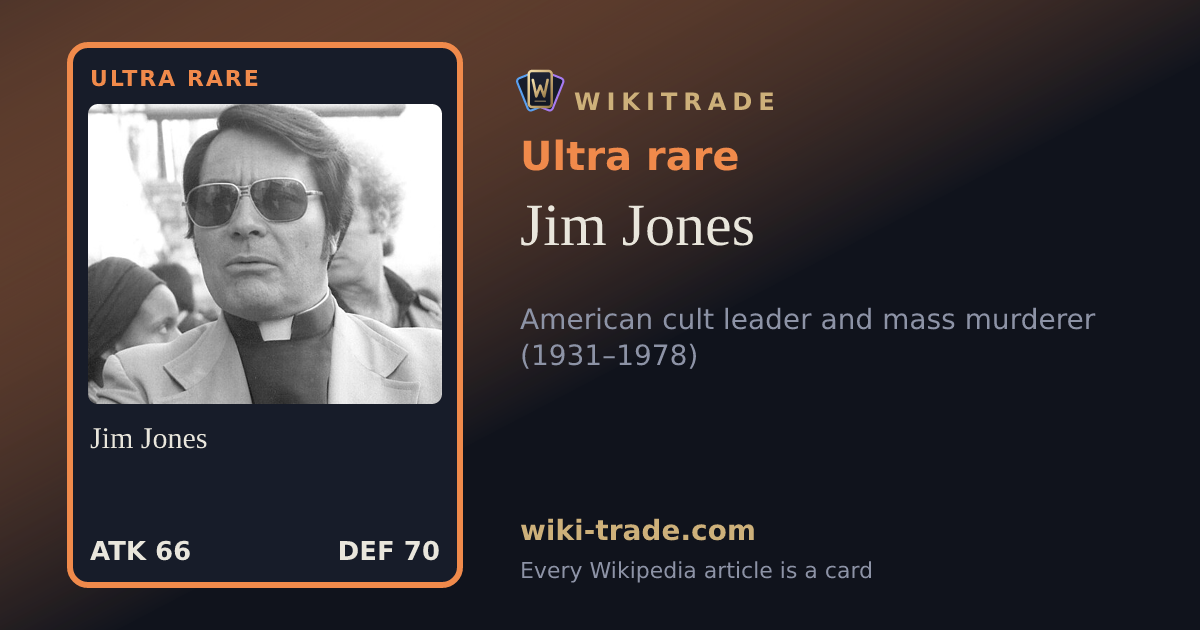 Jim Jones — Ultra rare card