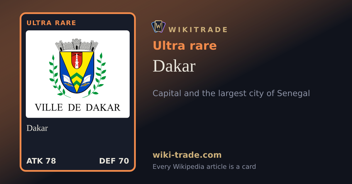 Dakar — Ultra rare card