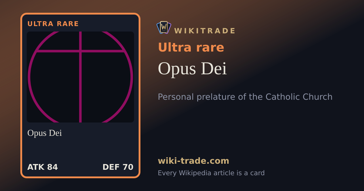Opus Dei — Ultra rare card