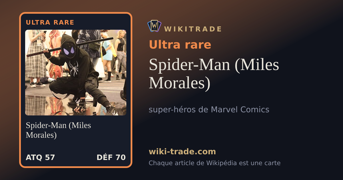 Spider-Man (Miles Morales) — carte Ultra rare