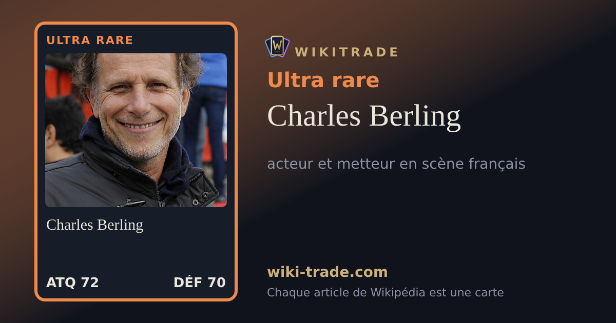 Charles Berling — carte Ultra rare