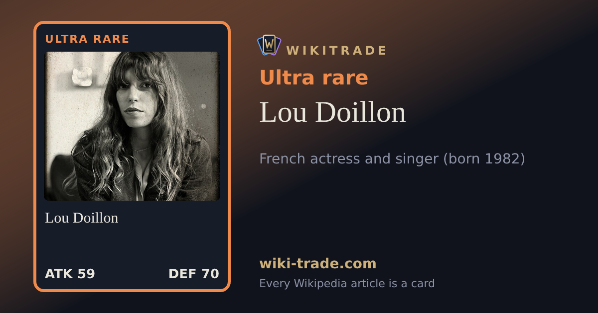 Lou Doillon — Ultra rare card