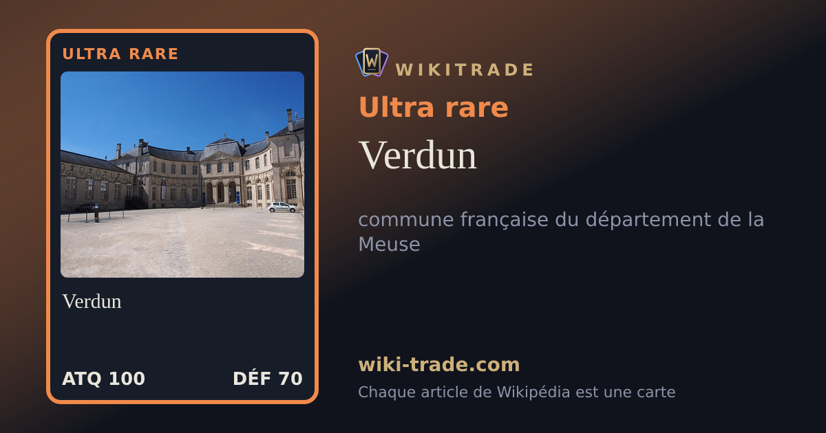 Verdun — carte Ultra rare