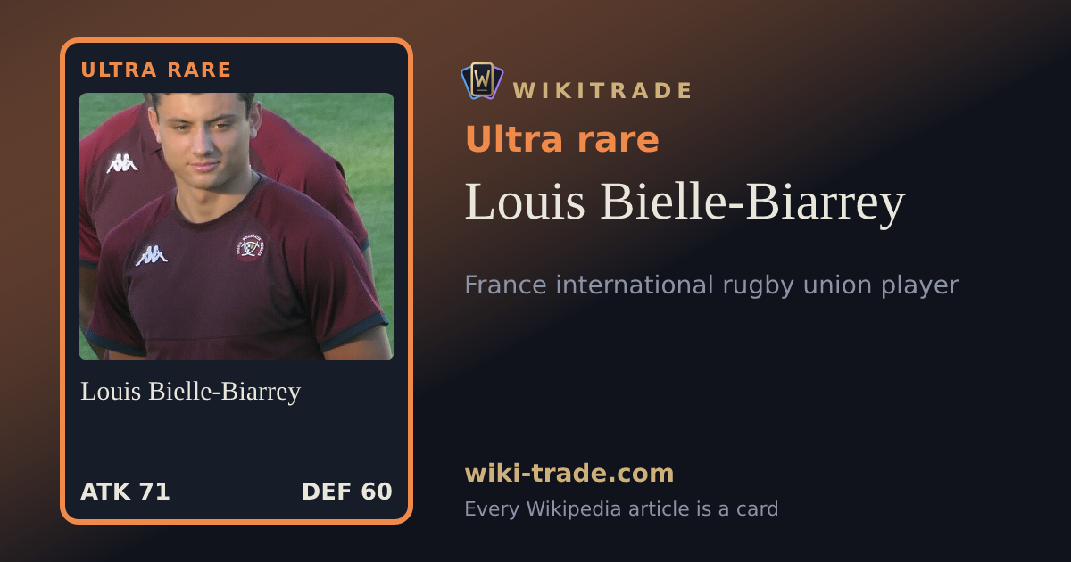 Louis Bielle-Biarrey — Ultra rare card