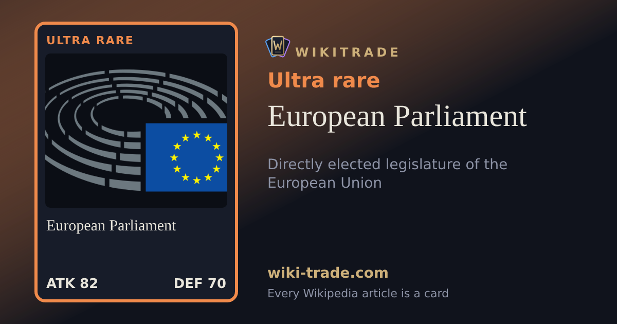European Parliament — Ultra rare card