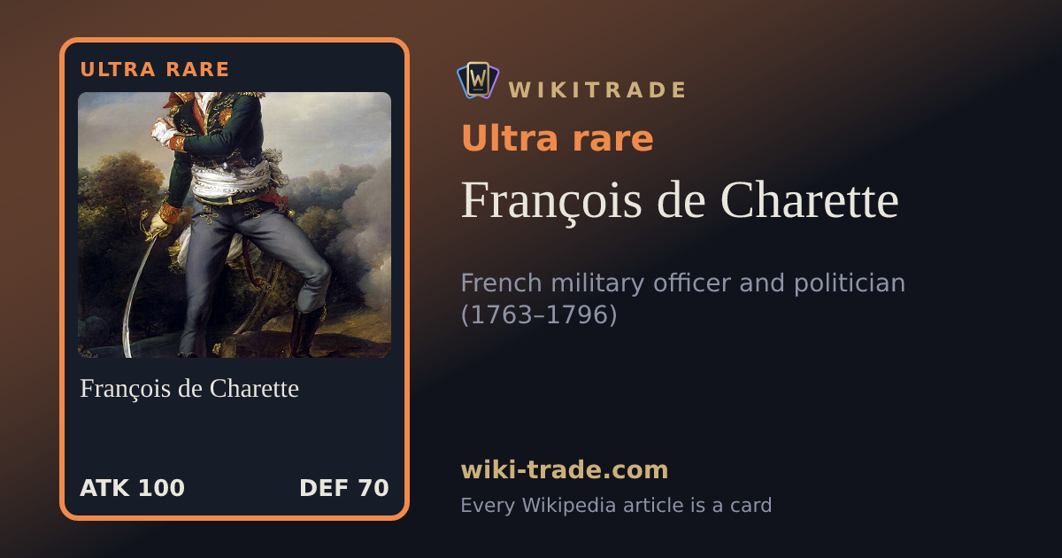 François de Charette — Ultra rare card