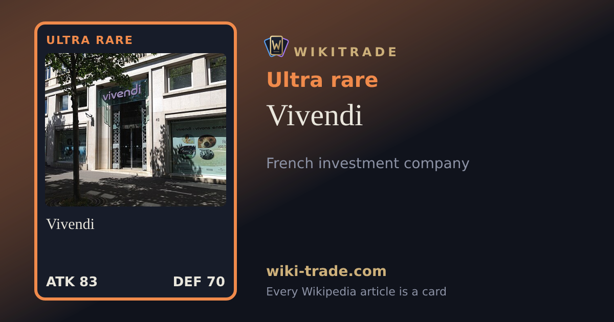 Vivendi — Ultra rare card