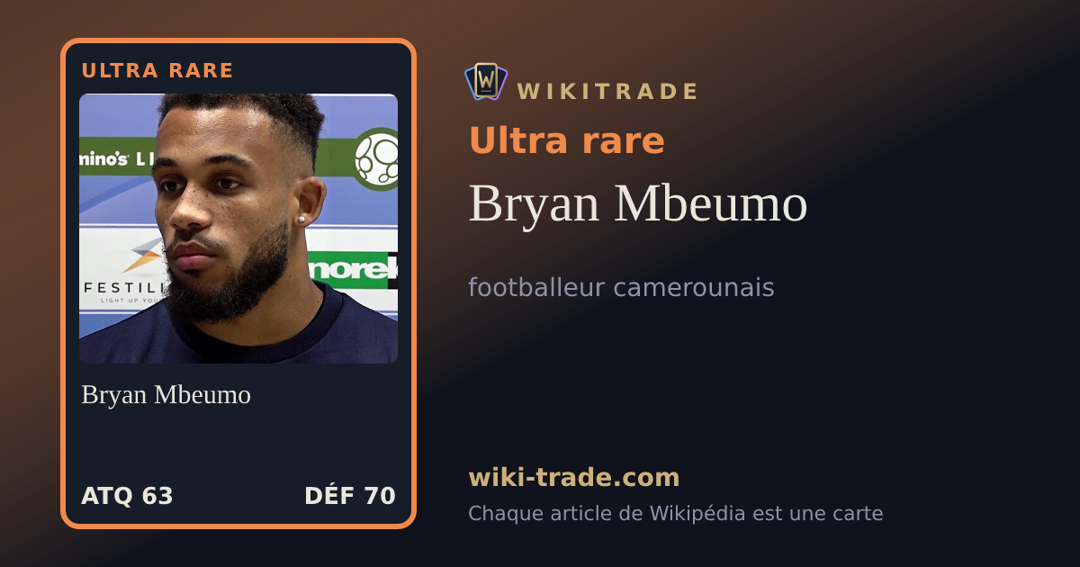 Bryan Mbeumo — carte Ultra rare