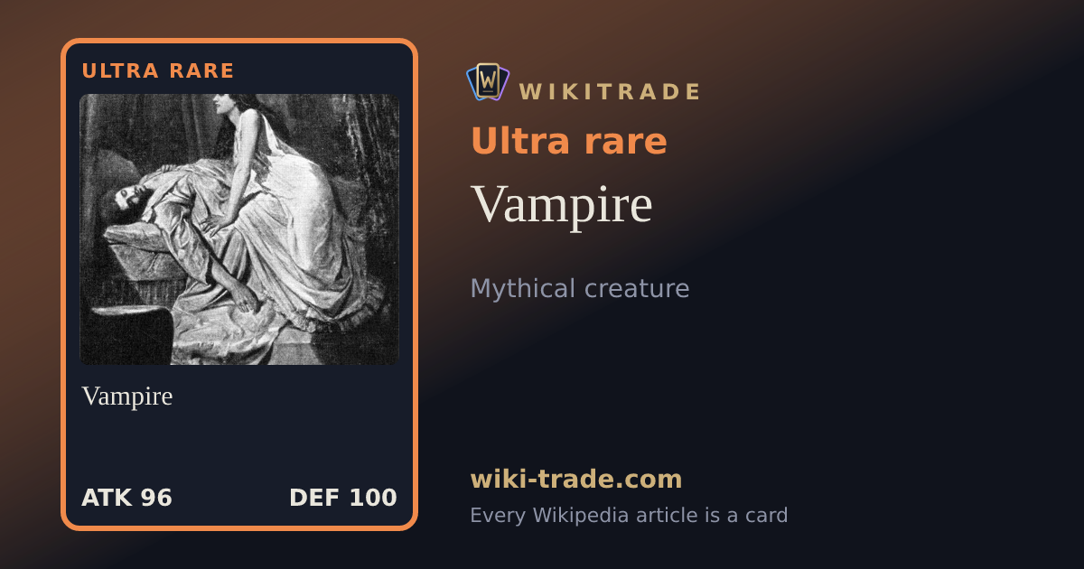 Vampire — Ultra rare card