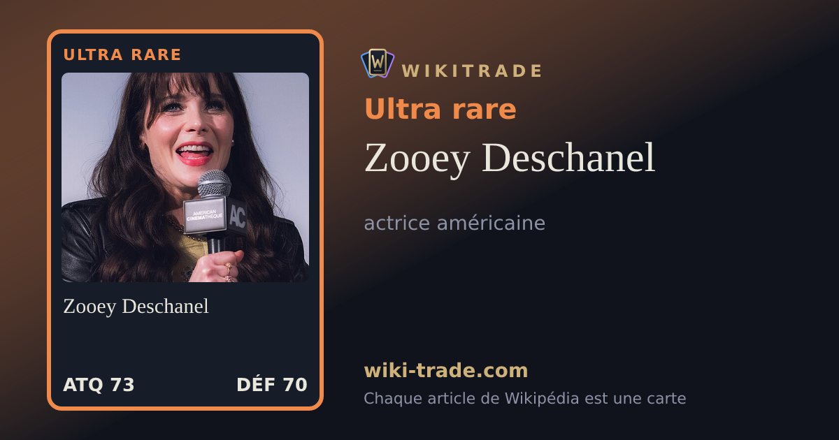 Zooey Deschanel — carte Ultra rare