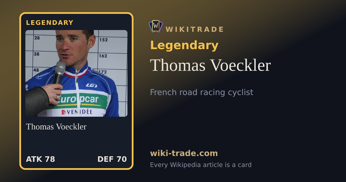 Thomas Voeckler — Legendary card