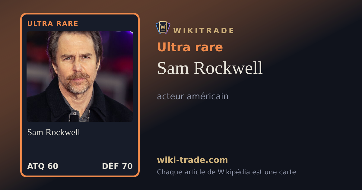 Sam Rockwell — carte Ultra rare