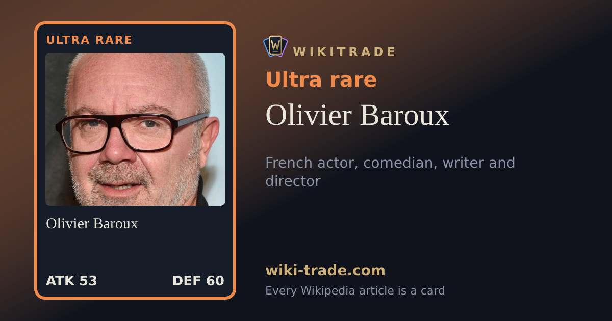 Olivier Baroux — Ultra rare card