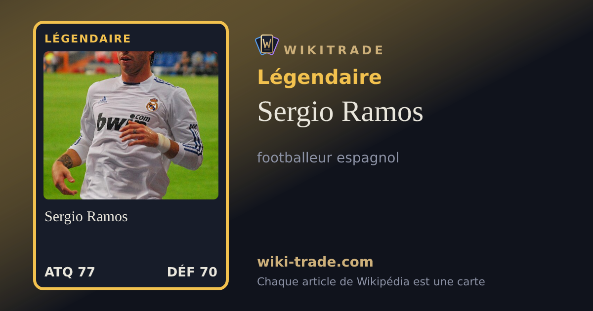 Sergio Ramos — carte Légendaire
