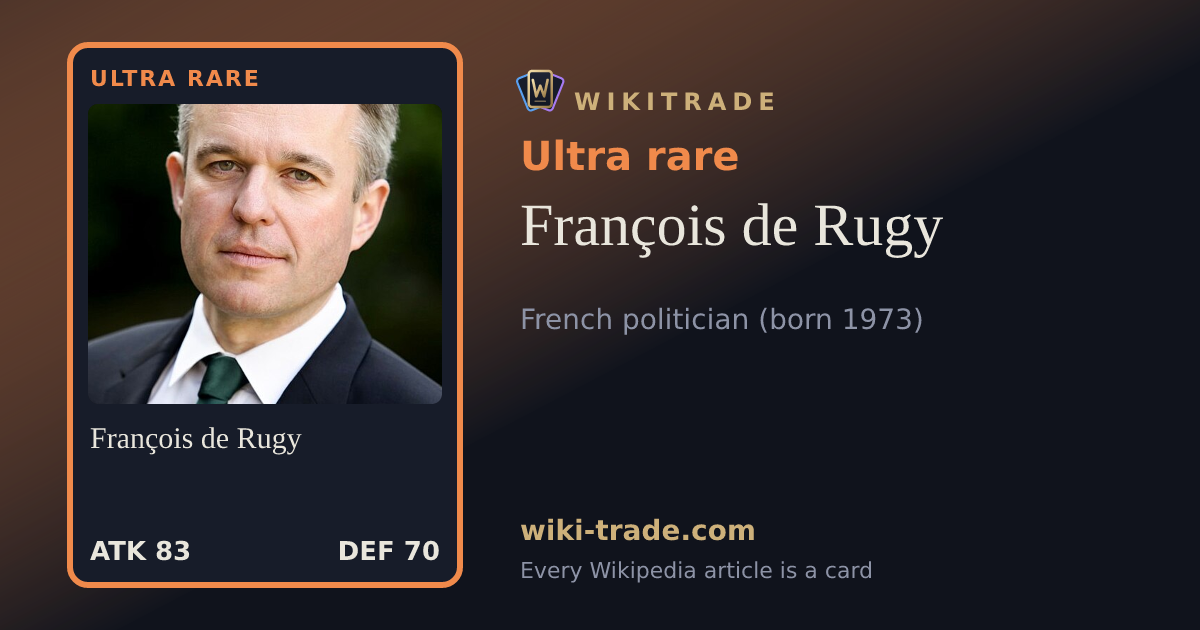 François de Rugy — Ultra rare card