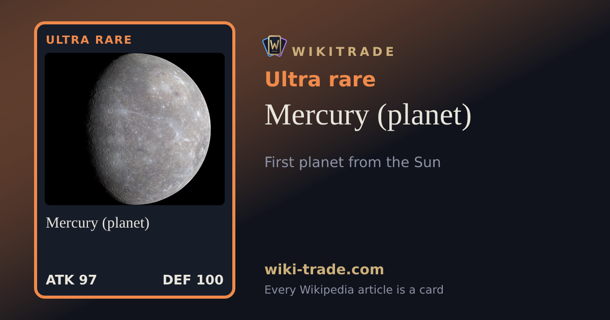 Mercury (planet) — Ultra rare card