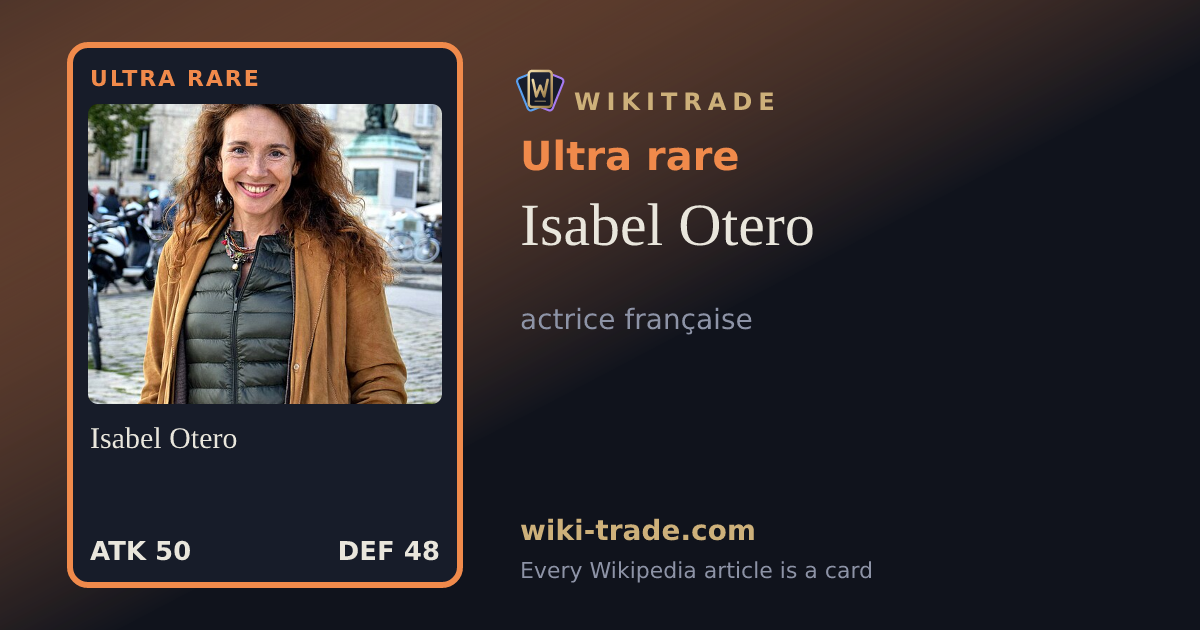 Isabel Otero — Ultra rare card