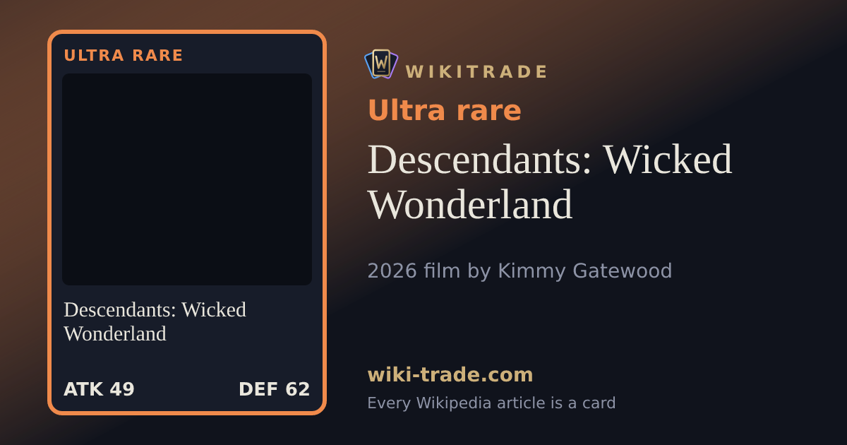 Descendants: Wicked Wonderland — Ultra rare card