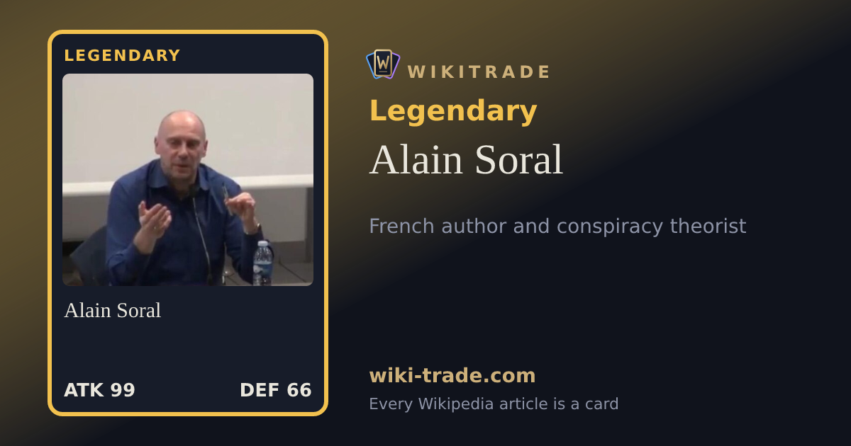 Alain Soral — Legendary card