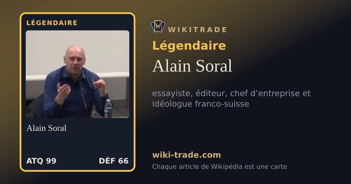 Alain Soral — carte Légendaire