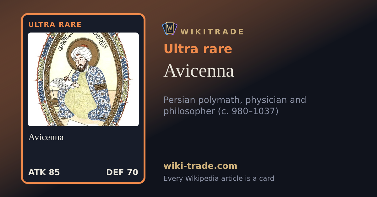 Avicenna — Ultra rare card