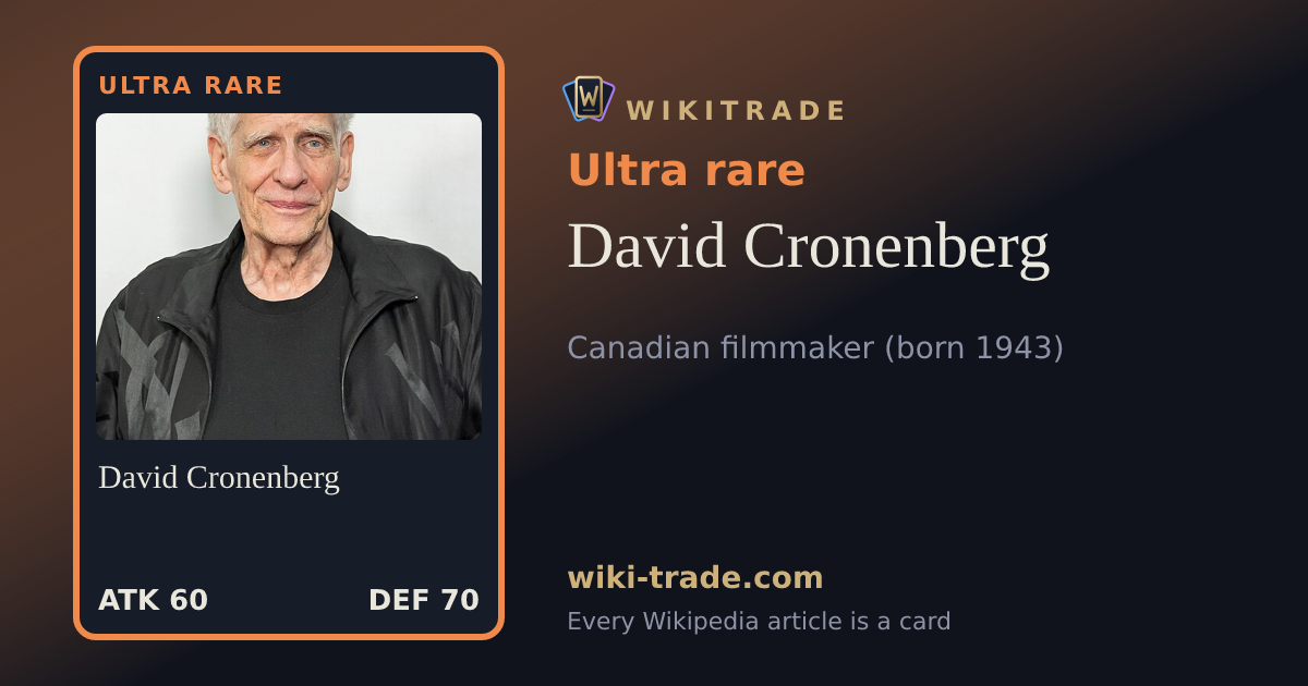 David Cronenberg — Ultra rare card