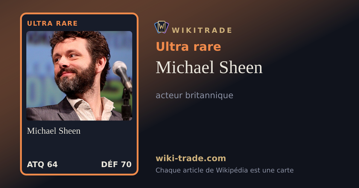 Michael Sheen — carte Ultra rare