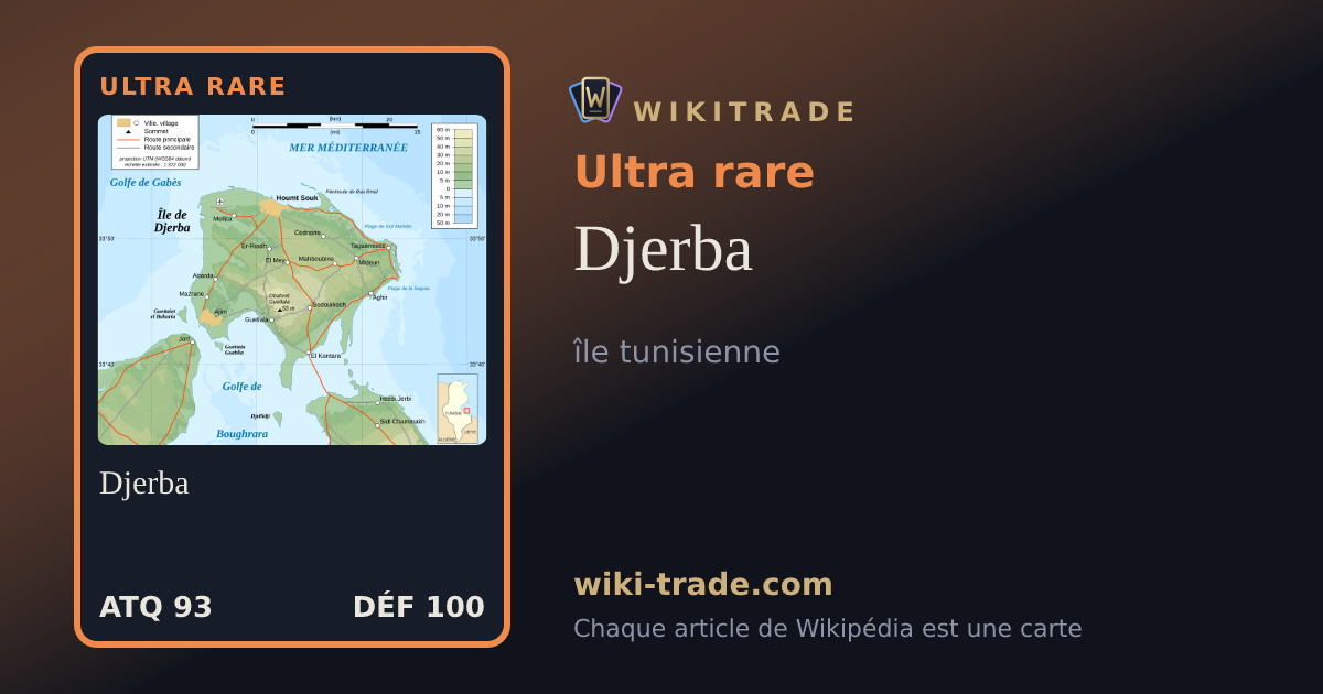 Djerba — carte Ultra rare