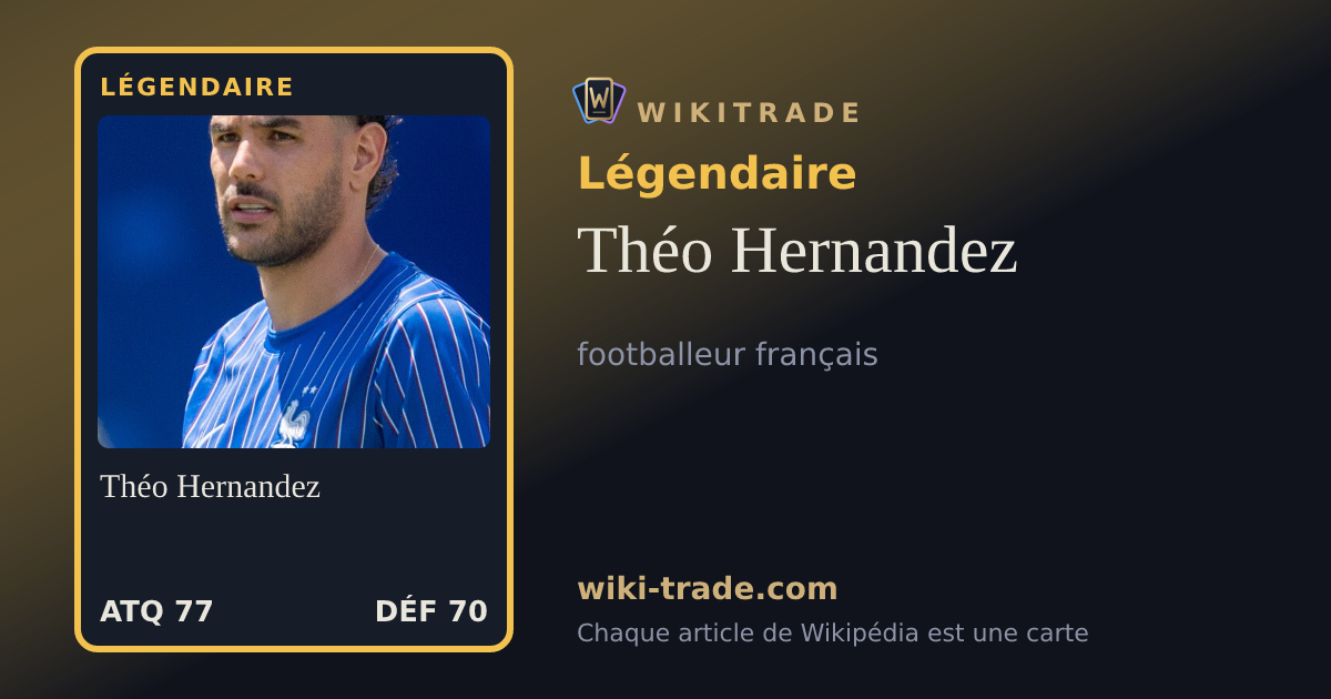 Théo Hernandez — carte Légendaire