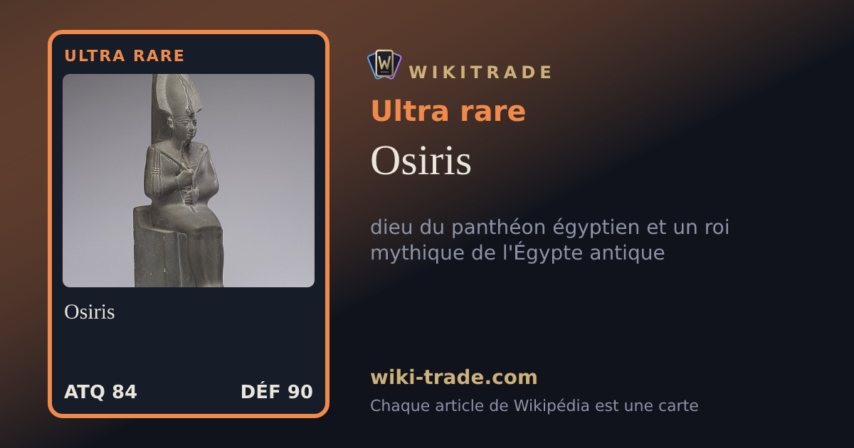 Osiris — carte Ultra rare
