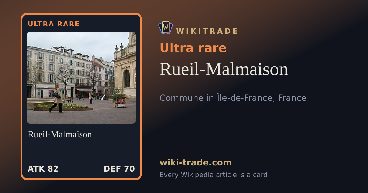 Rueil-Malmaison — Ultra rare card