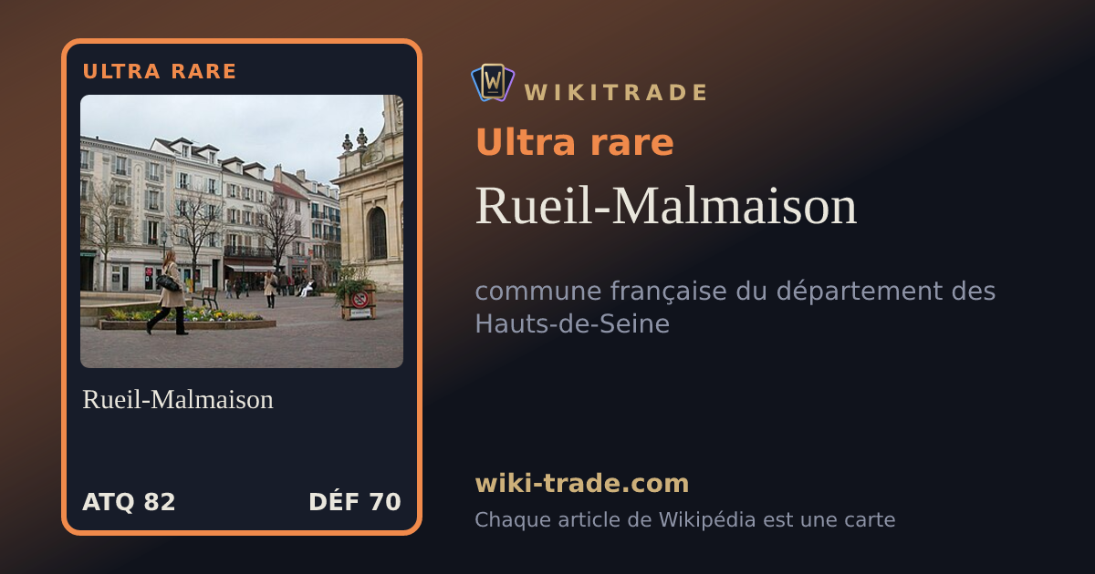 Rueil-Malmaison — carte Ultra rare