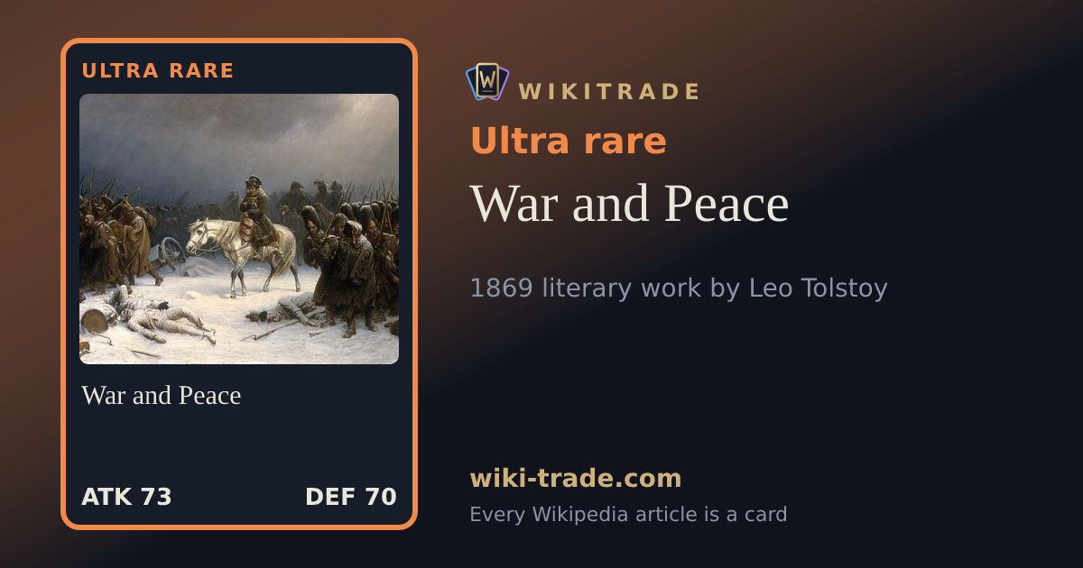 War and Peace — Ultra rare card