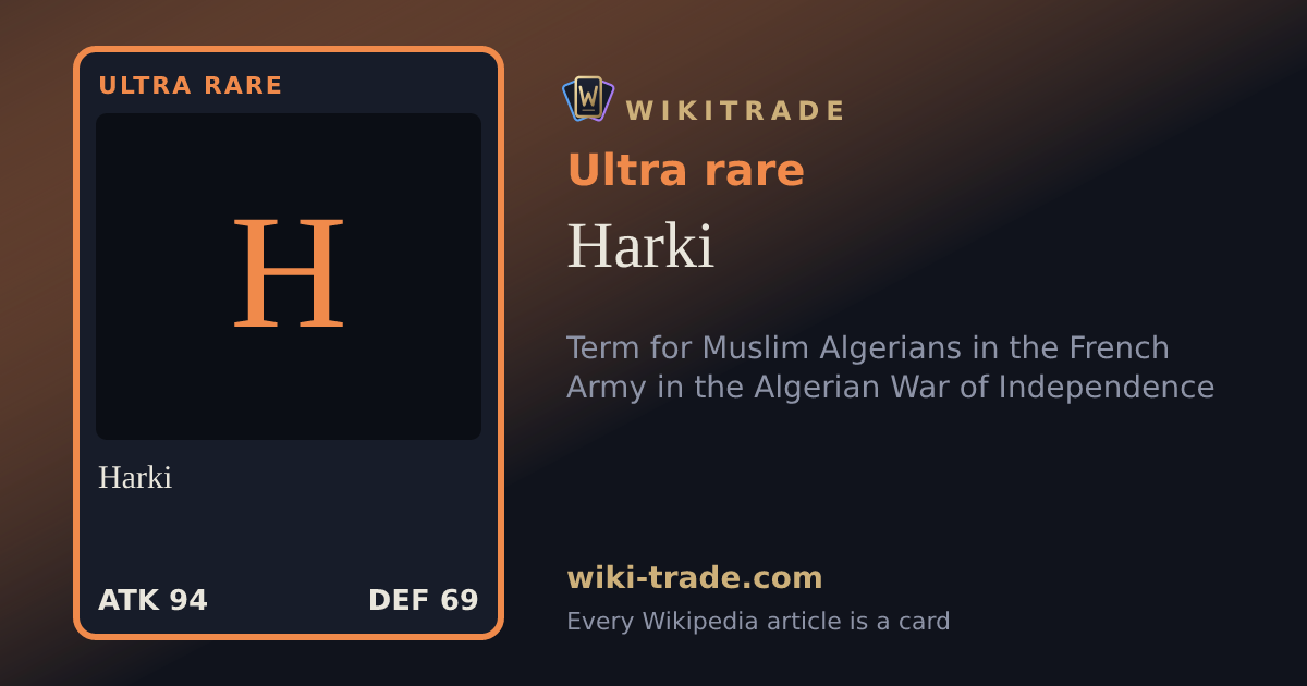 Harki — Ultra rare card