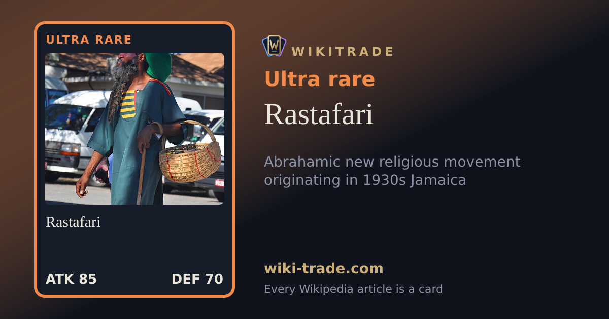 Rastafari — Ultra rare card