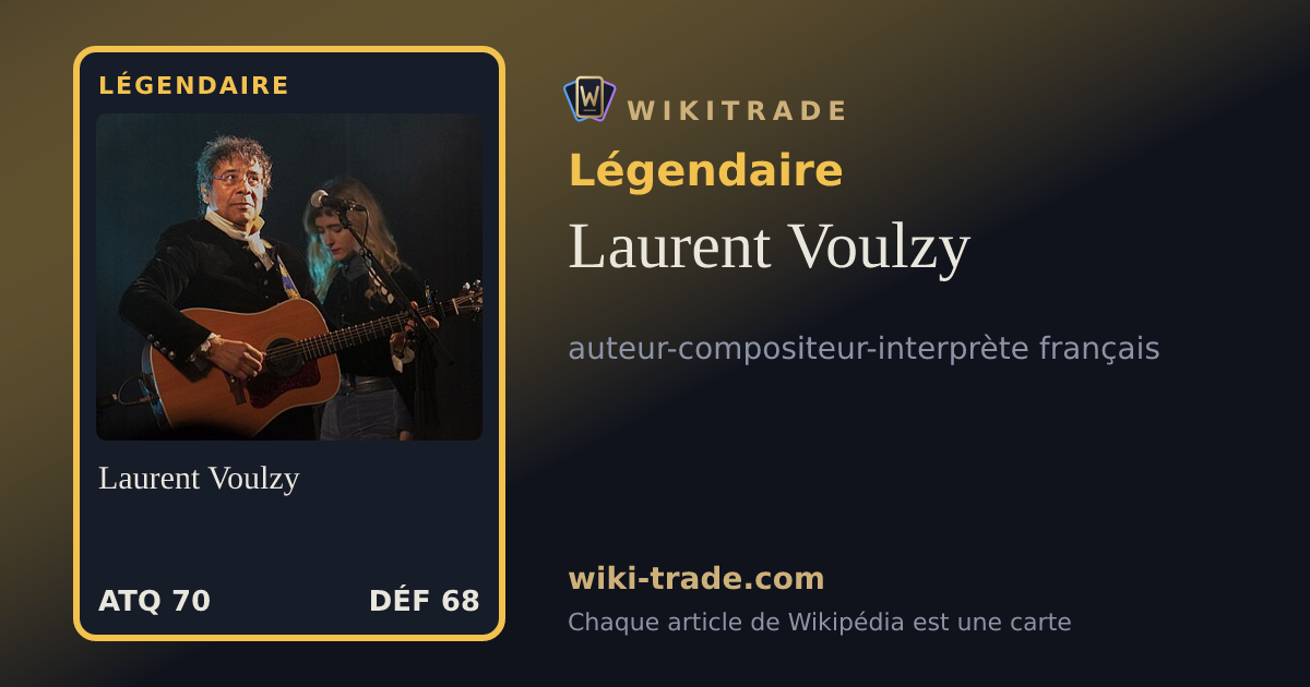 Laurent Voulzy — carte Légendaire