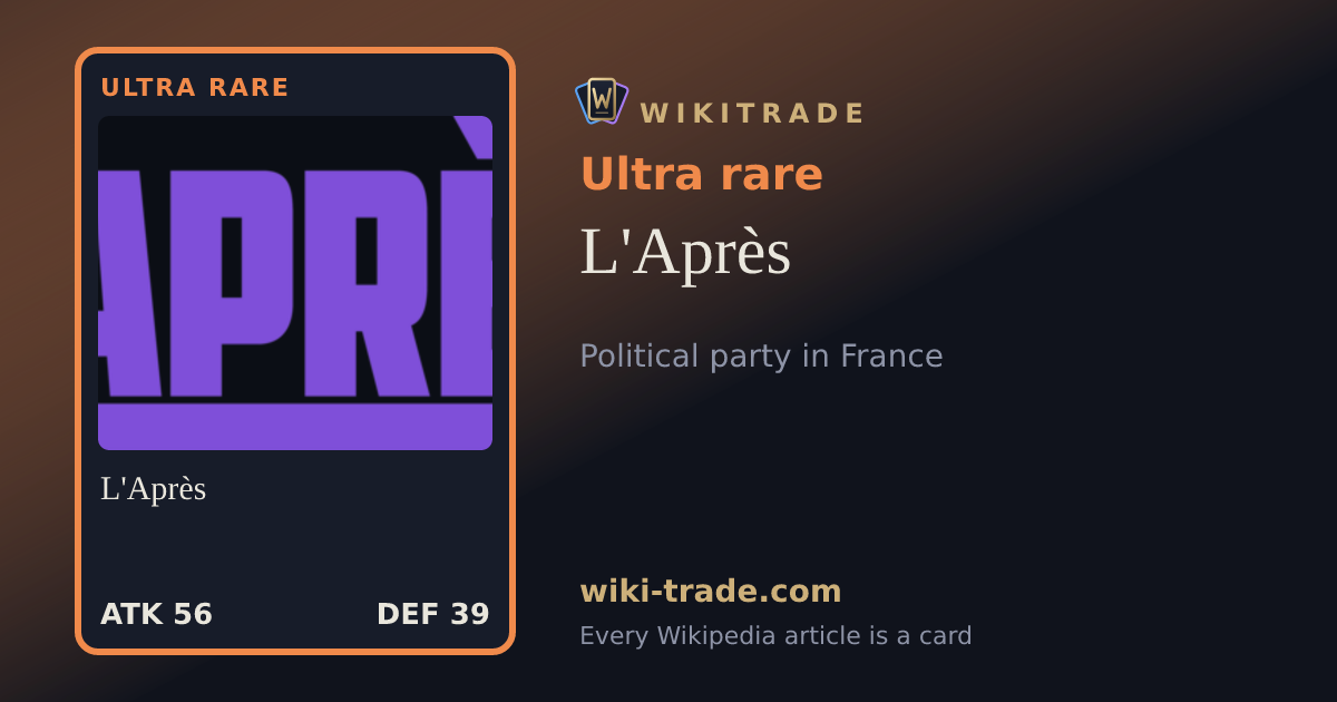 L'Après — Ultra rare card