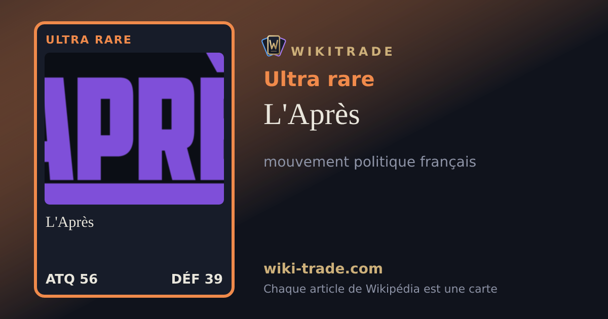 L'Après — carte Ultra rare