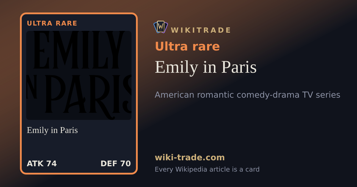 Emily in Paris — Ultra rare card