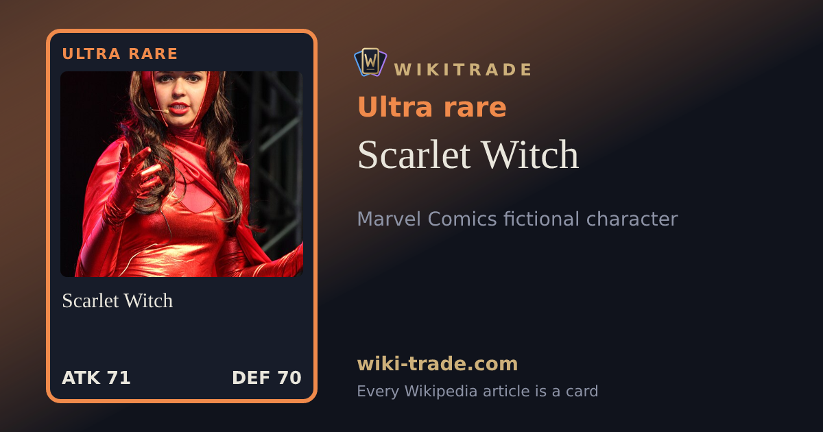 Scarlet Witch — Ultra rare card