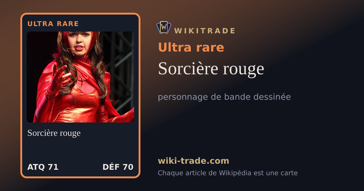 Sorcière rouge — carte Ultra rare