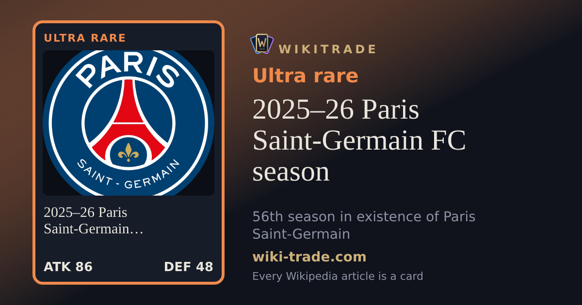 2025–26 Paris Saint-Germain FC season — Ultra rare card