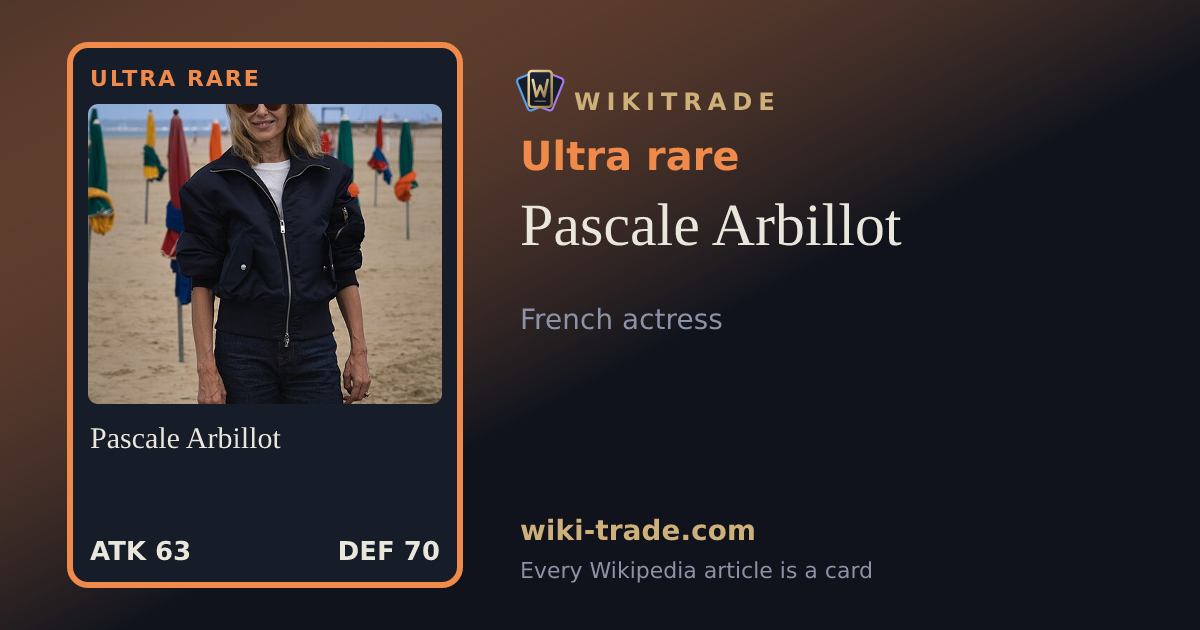 Pascale Arbillot — Ultra rare card