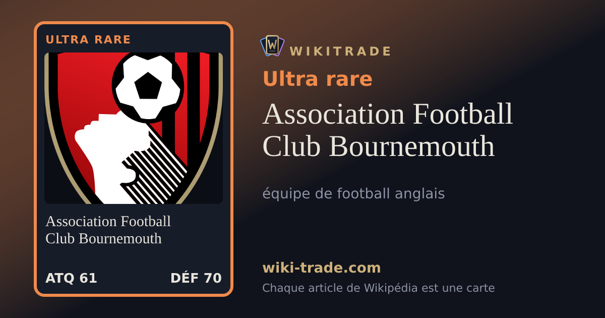 Association Football Club Bournemouth — carte Ultra rare