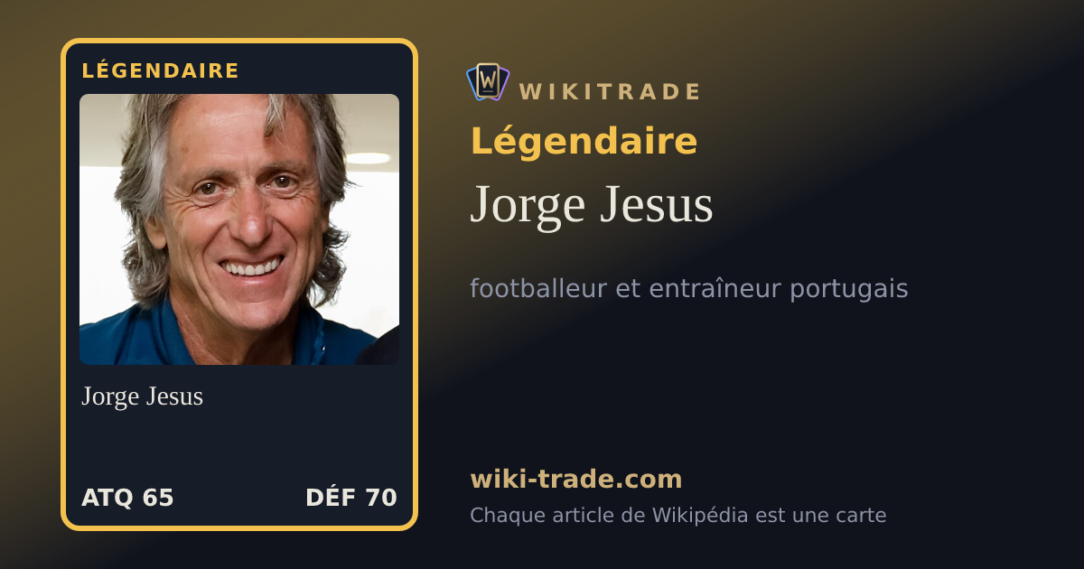 Jorge Jesus — carte Légendaire