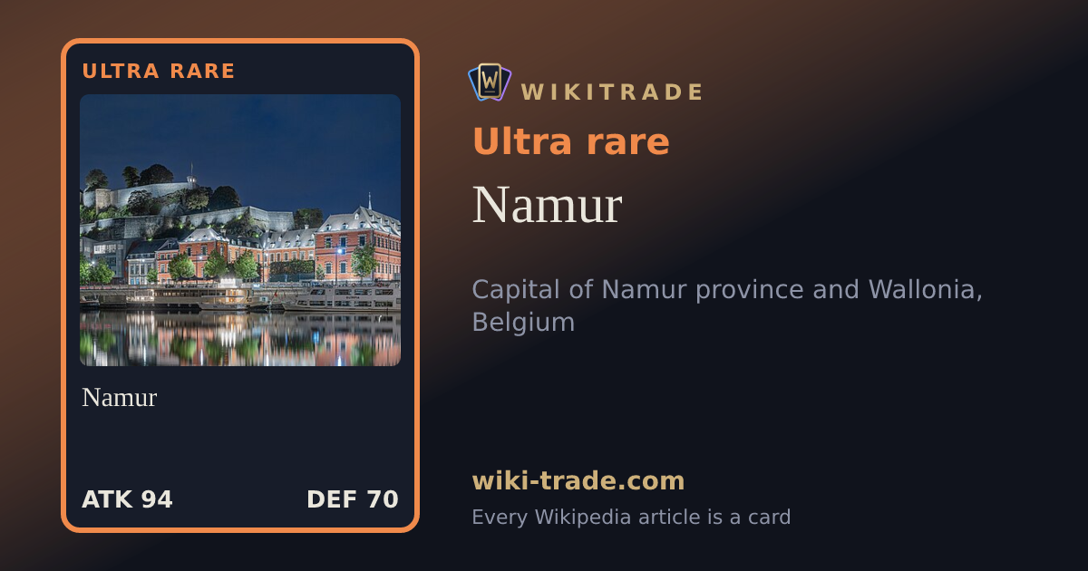 Namur — Ultra rare card