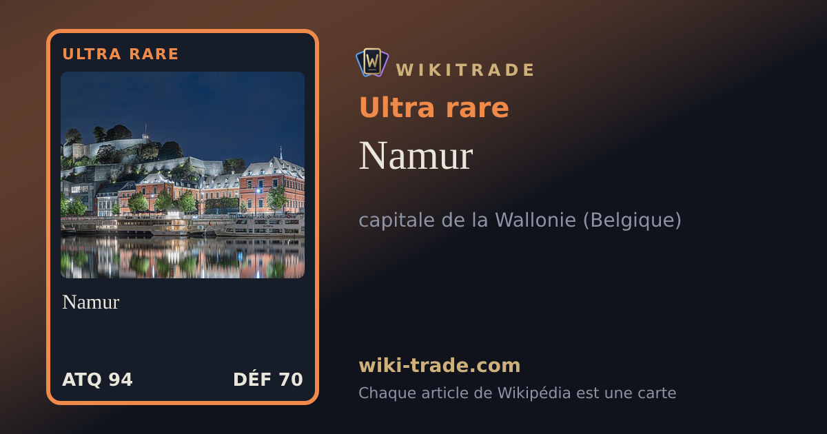 Namur — carte Ultra rare