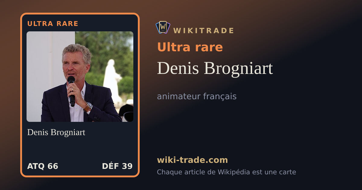 Denis Brogniart — carte Ultra rare