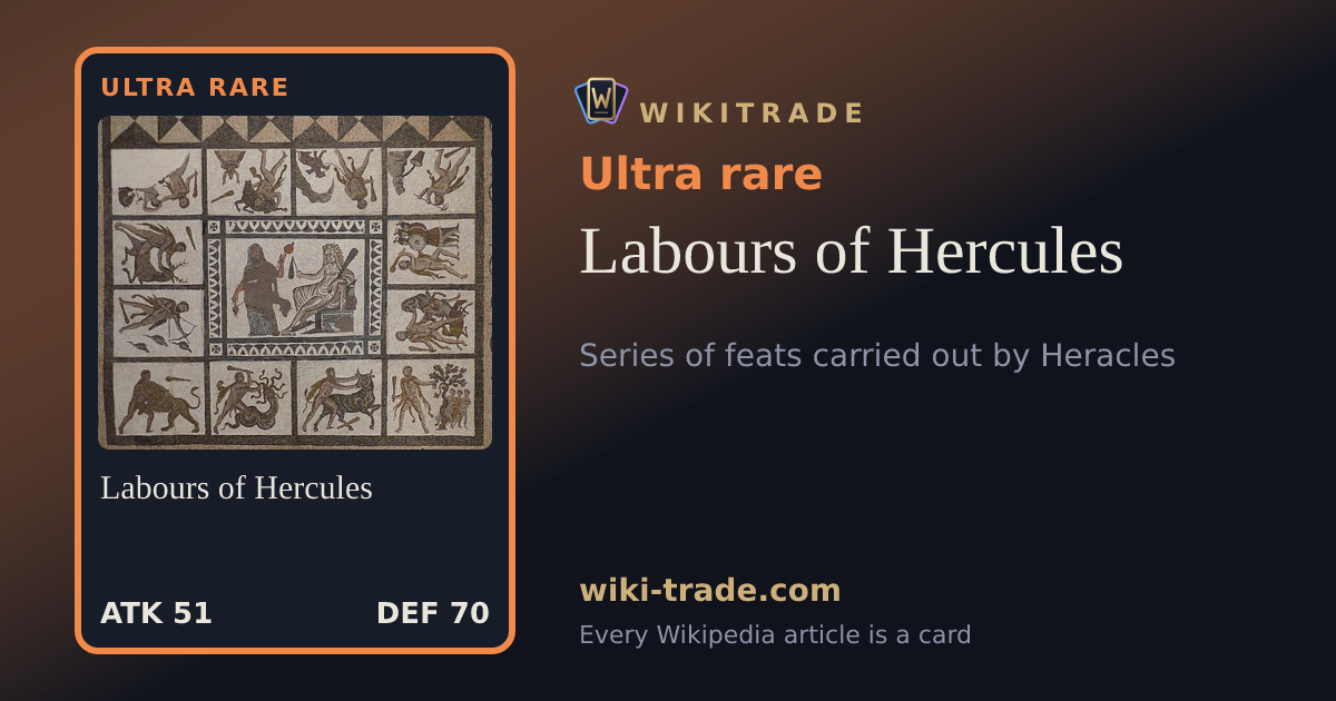 Labours of Hercules — Ultra rare card